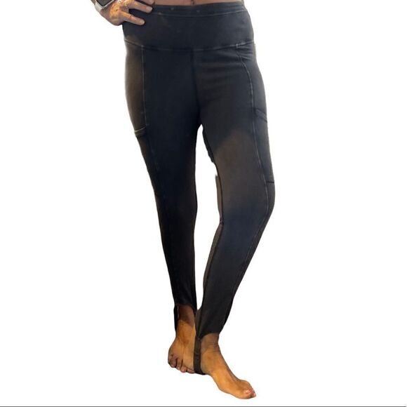 NEW Free People Wash Black Stirrup Side Pockets Joggers.Size M - Picture 4 of 16